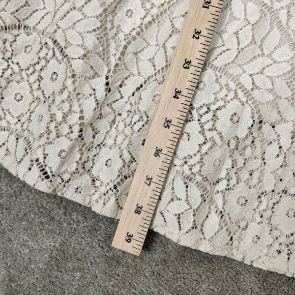 H&H&R Kid's Dress Size M Beige Lace Lined Boho Bohemian Party Minimalist Chic - Picture 11 of 11